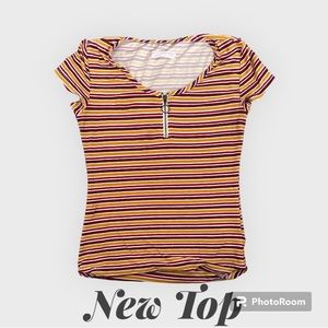 No Boundaries Striped shirt